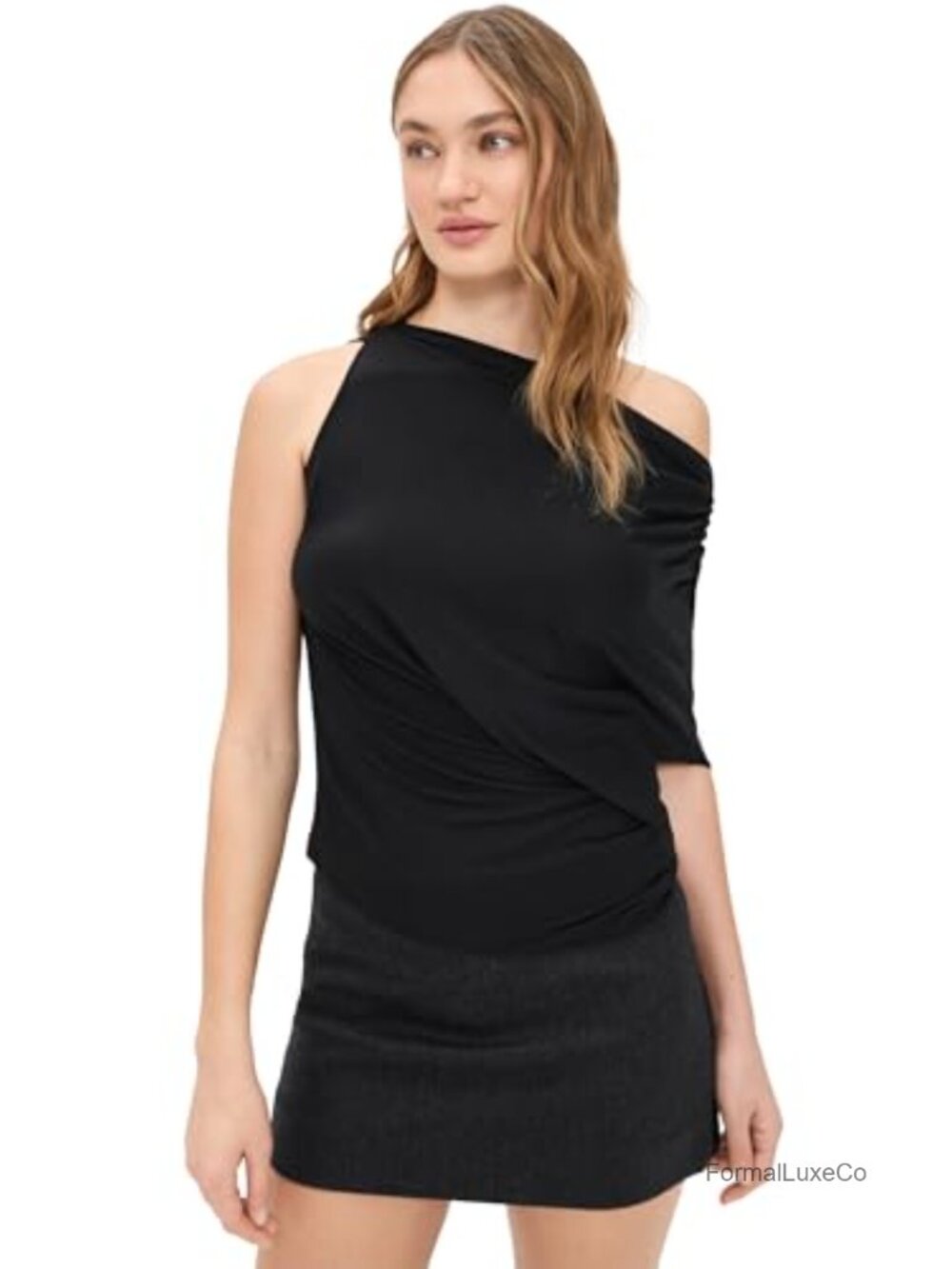 ALC Women's Emi Tee Asymmetrical One-Shoulder T-Shirt